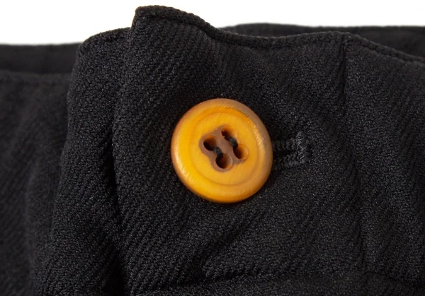 コムデギャルソンCOMME des GARCONS エステル製品染めスカートパンツ 黒S K-106389_010