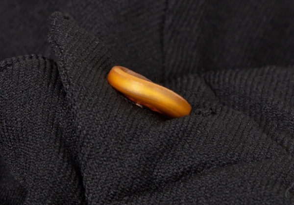 コムデギャルソンCOMME des GARCONS エステル製品染めスカートパンツ 黒S K-106389_011