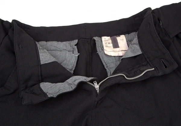 コムデギャルソンCOMME des GARCONS エステル製品染めスカートパンツ 黒S K-106389_012