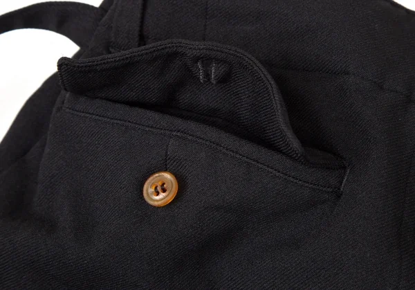 コムデギャルソンCOMME des GARCONS エステル製品染めスカートパンツ 黒S K-106389_016