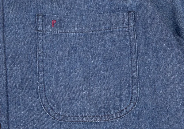 パパスプラスPapas+ 裏キルティングデニムカバーオールジャケット インディゴLL K-106411_010