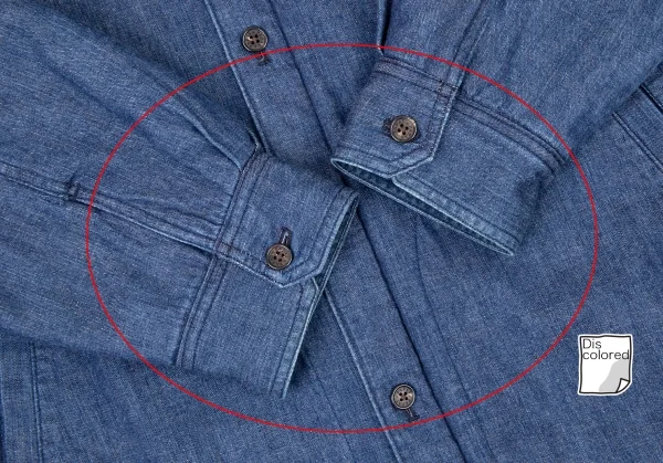 パパスプラスPapas+ 裏キルティングデニムカバーオールジャケット インディゴLL K-106411_006