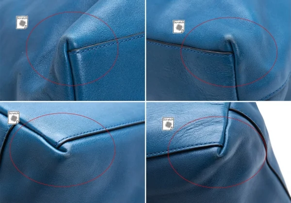 コーチCOACH バイカラーレザー2wayビジネスバッグ 青黒 K-106417_015