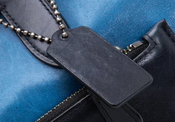 コーチCOACH バイカラーレザー2wayビジネスバッグ 青黒 K-106417_005