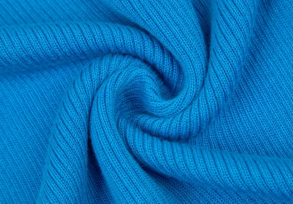 ヨウジヤマモト ファムYohji Yamamoto FEMME テンセルポリリブタートルネックニットセーター 青3 K-106424_017