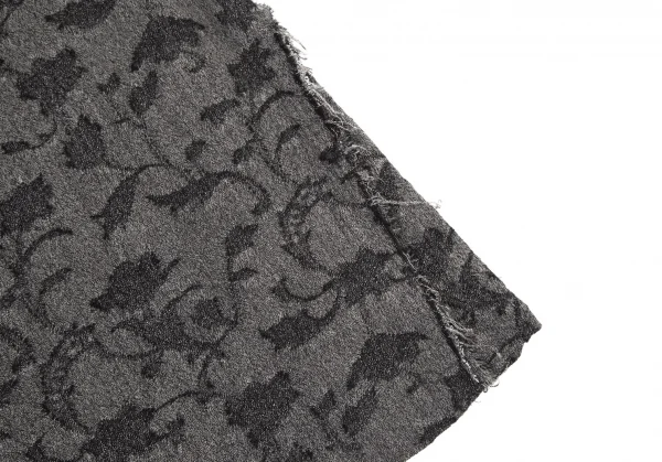 アツロウタヤマA/T ウールレーヨン花柄ジャガードスカート グレー38 K-106436_012