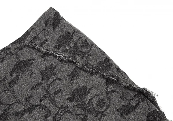 アツロウタヤマA/T ウールレーヨン花柄ジャガードスカート グレー38 K-106436_006