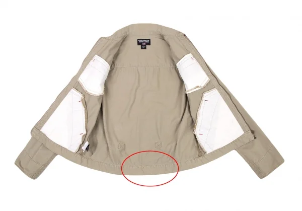 ポロジーンズ ラルフローレンPOLO JEAN RALPH LAUREN コットンワークジャケット ベージュS K-106439_012