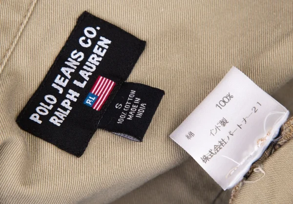 ポロジーンズ ラルフローレンPOLO JEAN RALPH LAUREN コットンワークジャケット ベージュS K-106439_019
