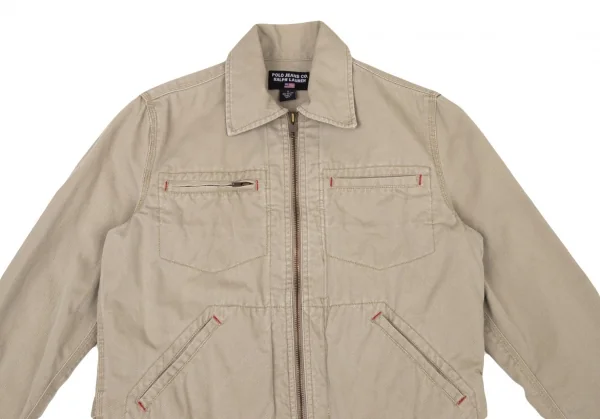 ポロジーンズ ラルフローレンPOLO JEAN RALPH LAUREN コットンワークジャケット ベージュS K-106439_003