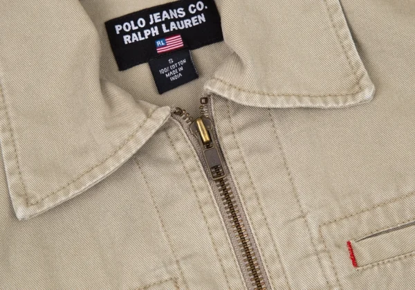 ポロジーンズ ラルフローレンPOLO JEAN RALPH LAUREN コットンワークジャケット ベージュS K-106439_005