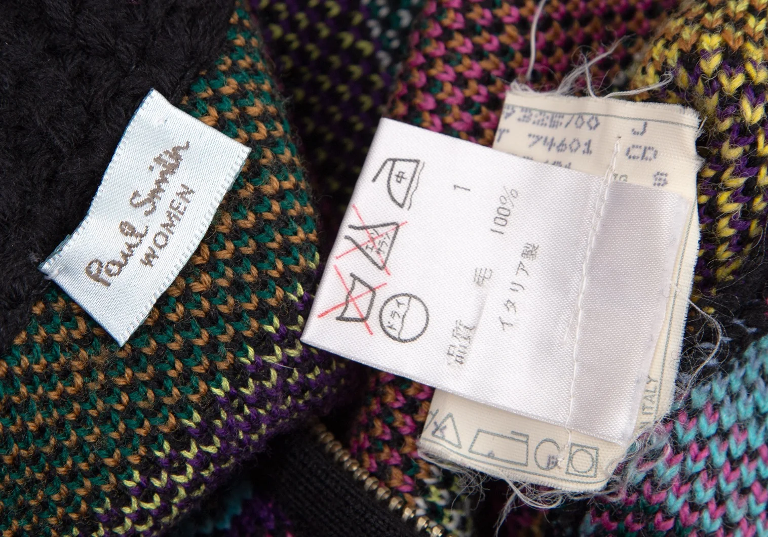 ポールスミス ウーマンPaul Smith women ウールジップアップ