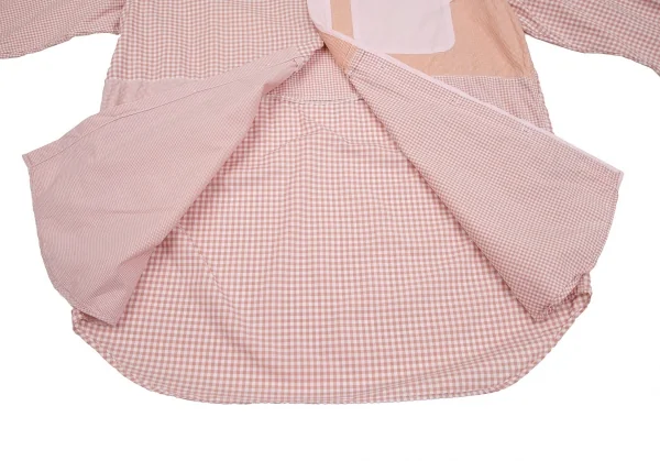 カールヘルムKarl Helmut クレイジーパターンギンガムチェックボタンダウンシャツ 白ピンクM K-106478_014