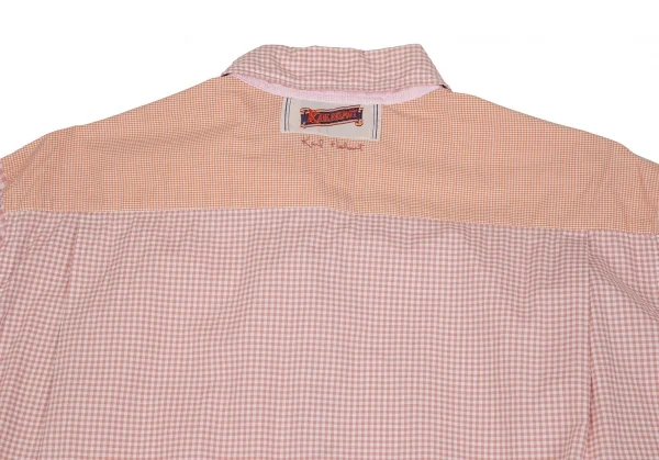 カールヘルムKarl Helmut クレイジーパターンギンガムチェックボタンダウンシャツ 白ピンクM K-106478_016