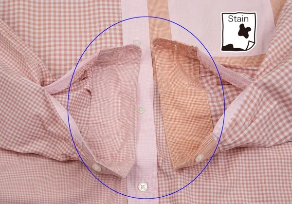 カールヘルムKarl Helmut クレイジーパターンギンガムチェックボタンダウンシャツ 白ピンクM K-106478_009