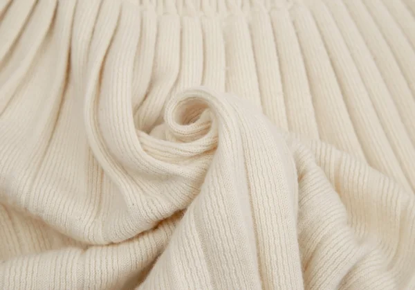 シャネルCHANEL プリーツ切替リブニットノースリーブワンピース アイボリー38 K-106493_013