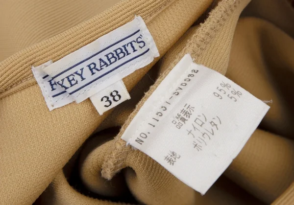 フォクシーラビッツFOXEY RABBITS ストレッチリブニットノースリーブワンピース マスタード38 K-106494_012