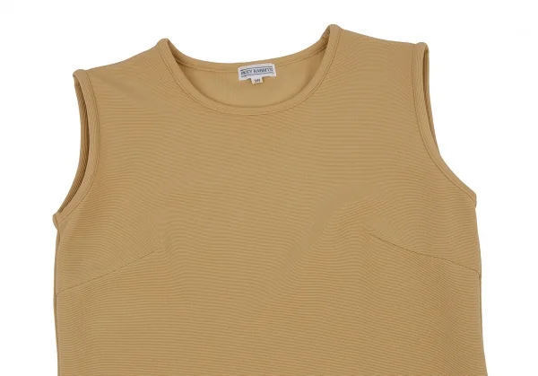 フォクシーラビッツFOXEY RABBITS ストレッチリブニットノースリーブワンピース マスタード38 K-106494_003