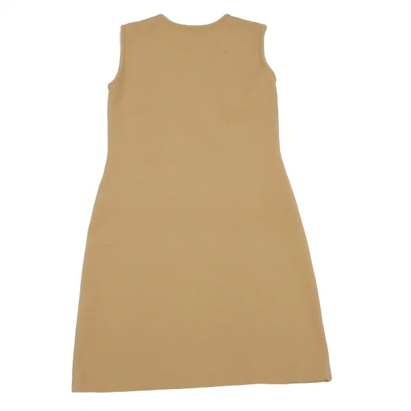 フォクシーラビッツFOXEY RABBITS ストレッチリブニットノースリーブワンピース マスタード38 K-106494_009