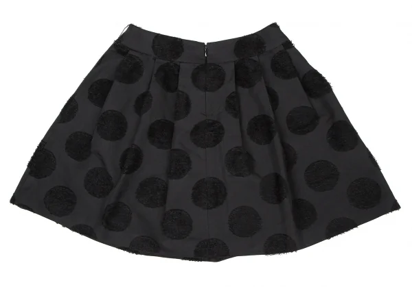 ドーリーガール バイ アナ スイ DOLLY GIRL BY ANNA SUI パイルドットタックフレアスカート 黒1 K-106533_009