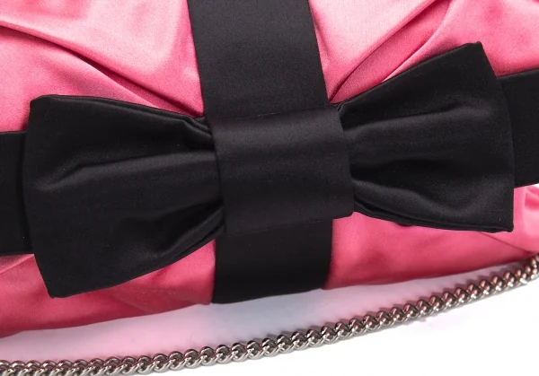 ディーアンドジーD&G リボン装飾チェーンショルダーバッグ ピンク K-106534_004