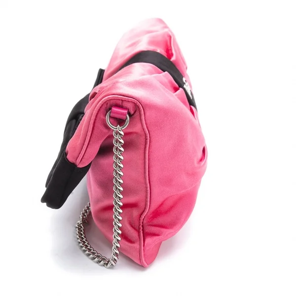 ディーアンドジーD&G リボン装飾チェーンショルダーバッグ ピンク K-106534_005