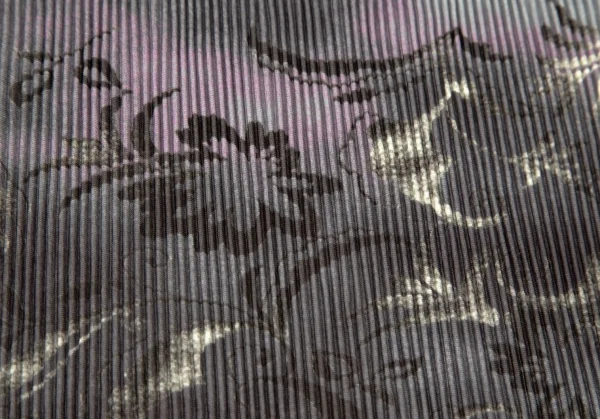 イッセイミヤケ フェットISSEY MIYAKE FETE プリーツねじりベルトグラデーションスカート グレー紫2 K-106555_007