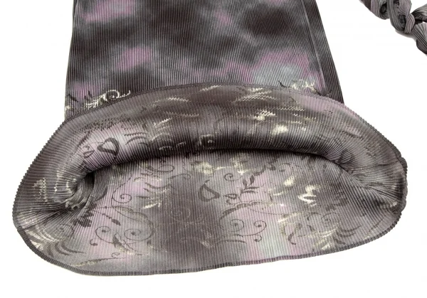 イッセイミヤケ フェットISSEY MIYAKE FETE プリーツねじりデザイングラデーションセットアップ グレー紫2 K-106556_015