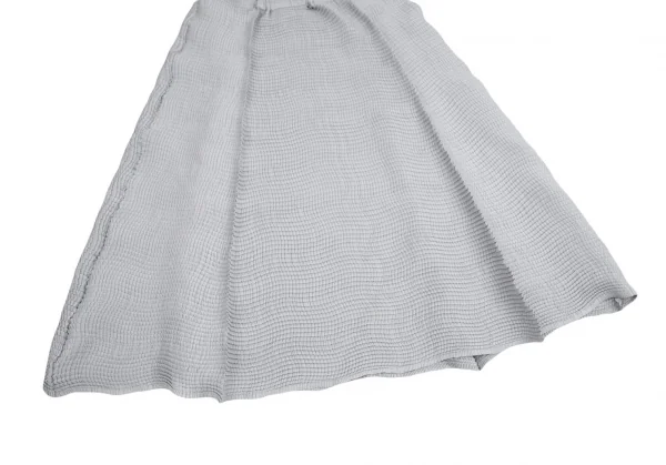 イッセイミヤケISSEY MIYAKE ボックスプリーツフレアスカート グレー2 K-106562_005