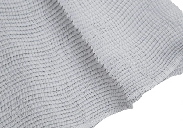 イッセイミヤケISSEY MIYAKE ボックスプリーツフレアスカート グレー2 K-106562_006