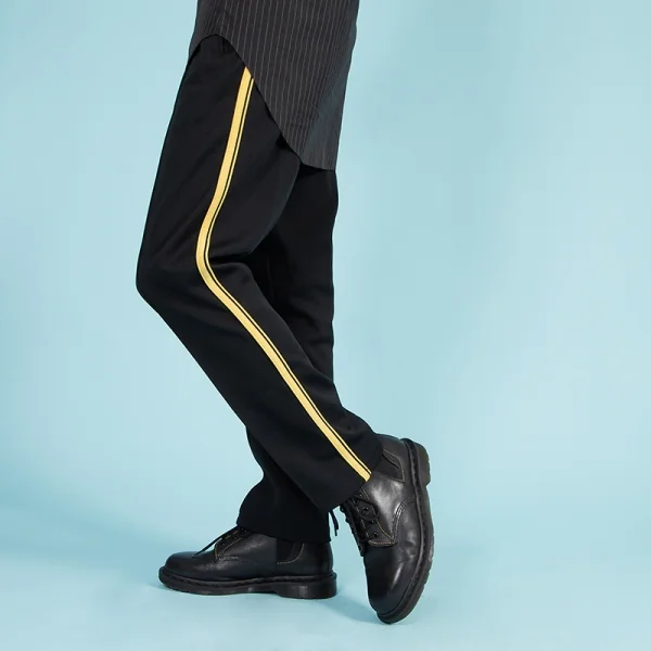 ビームスライツBEAMS IGHTS サイドラインチャイナトラックパンツ 黒L K-106593_012