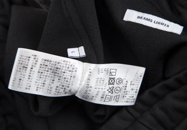 ビームスライツBEAMS IGHTS サイドラインチャイナトラックパンツ 黒L K-106593_014