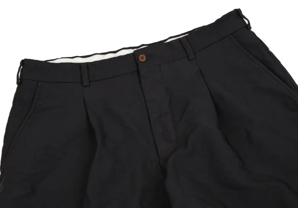 コムデギャルソン オムドゥCOMME des GARCONS HOMME DEUX エステル染色加工テーパードパンツ 黒L K-106607_002