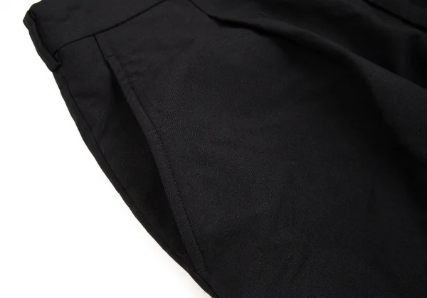 コムデギャルソン オムドゥCOMME des GARCONS HOMME DEUX エステル染色加工テーパードパンツ 黒L K-106607_003