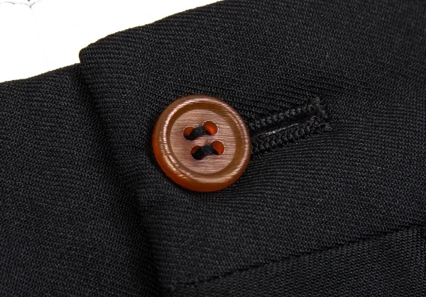 コムデギャルソン オムドゥCOMME des GARCONS HOMME DEUX エステル染色加工テーパードパンツ 黒L K-106607_004