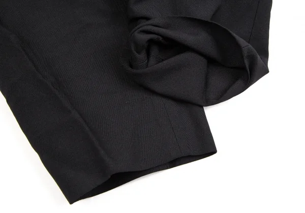 コムデギャルソン オムドゥCOMME des GARCONS HOMME DEUX エステル染色加工テーパードパンツ 黒L K-106607_007