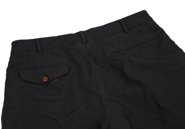 コムデギャルソン オムドゥCOMME des GARCONS HOMME DEUX エステル染色加工テーパードパンツ 黒L K-106607_009