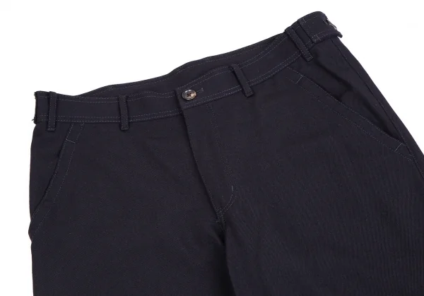 コムデギャルソン オムドゥCOMME des GARCONS HOMME DEUX オールドギャバテーパードパンツ 紺L K-106608_002