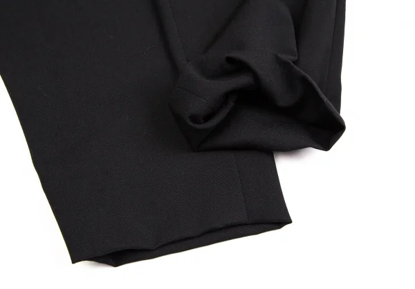 コムデギャルソン オムドゥCOMME des GARCONS HOMME DEUX ウールギャバドロストテーパードパンツ 黒L K-106610_009