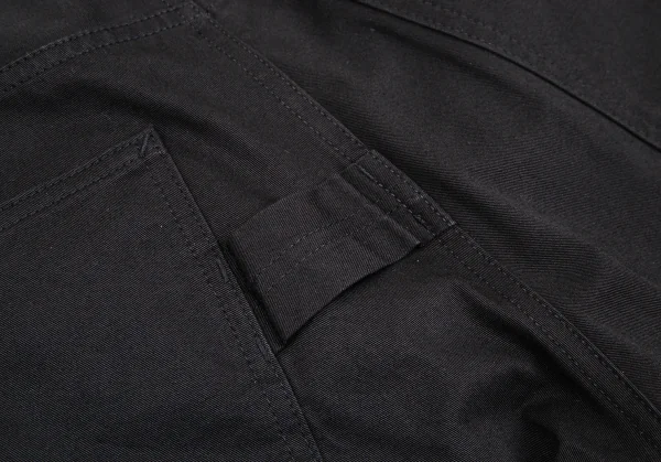 コムデギャルソン オムCOMME des GARCONS HOMME コットン裏カラーステッチテーパードパンツ 黒L K-106612_012