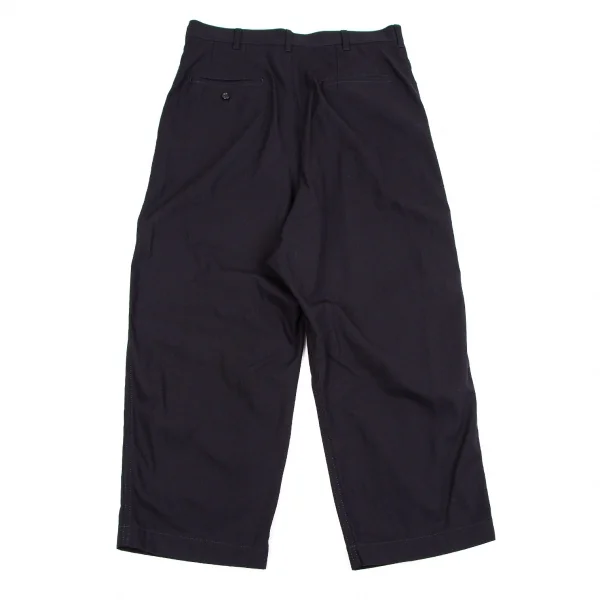 コムデギャルソン オムCOMME des GARCONS HOMME コットンギャバサルエルパンツ 紺L K-106618_008