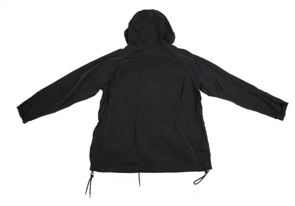 コムデギャルソン オムCOMME des GARCONS HOMME 製品染めナイロンマルチポケットアノラックパーカー 黒L K-106623_014