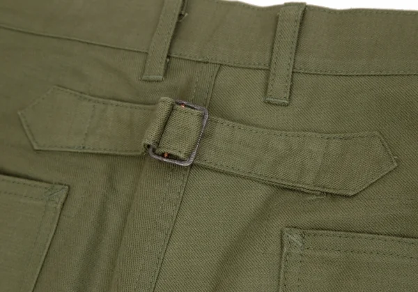 アイ ジュンヤワタナベ マン コムデギャルソンeYe JUNYA WATANABE MAN COMME des GARCONSコットンバックシンチテーパードパンツ オリーブM K-106628_010