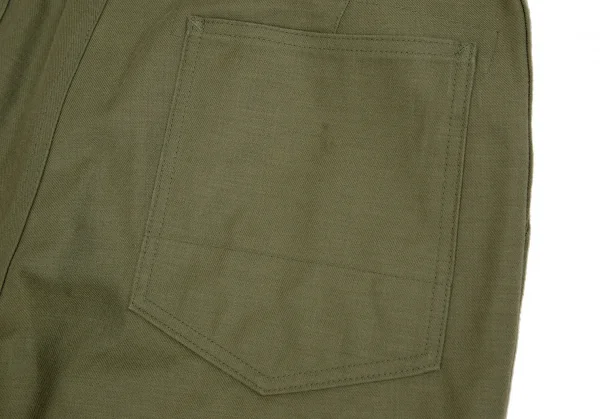 アイ ジュンヤワタナベ マン コムデギャルソンeYe JUNYA WATANABE MAN COMME des GARCONSコットンバックシンチテーパードパンツ オリーブM K-106628_011