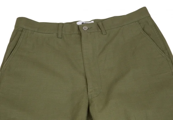 アイ ジュンヤワタナベ マン コムデギャルソンeYe JUNYA WATANABE MAN COMME des GARCONSコットンバックシンチテーパードパンツ オリーブM K-106628_002