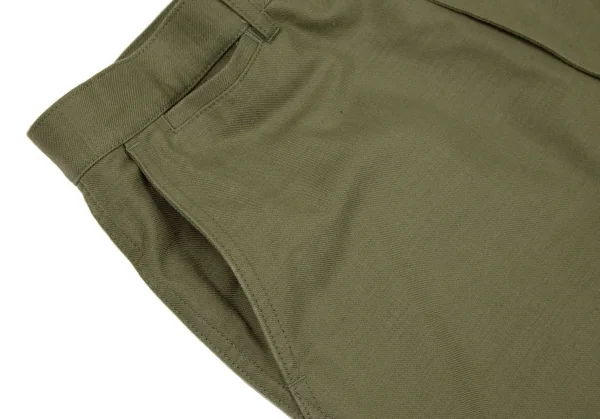 アイ ジュンヤワタナベ マン コムデギャルソンeYe JUNYA WATANABE MAN COMME des GARCONSコットンバックシンチテーパードパンツ オリーブM K-106628_005