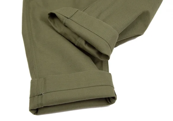 アイ ジュンヤワタナベ マン コムデギャルソンeYe JUNYA WATANABE MAN COMME des GARCONSコットンバックシンチテーパードパンツ オリーブM K-106628_007