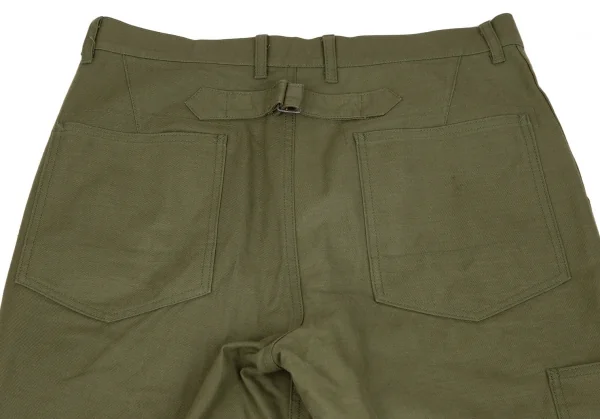 アイ ジュンヤワタナベ マン コムデギャルソンeYe JUNYA WATANABE MAN COMME des GARCONSコットンバックシンチテーパードパンツ オリーブM K-106628_009