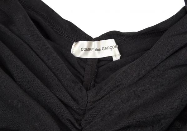 コムデギャルソンCOMME des GARCONS サイドジップギャザートップス 黒M位 K-106660_004