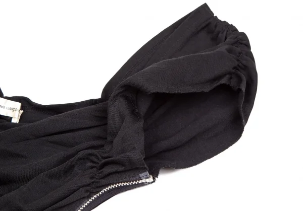 コムデギャルソンCOMME des GARCONS サイドジップギャザートップス 黒M位 K-106660_005